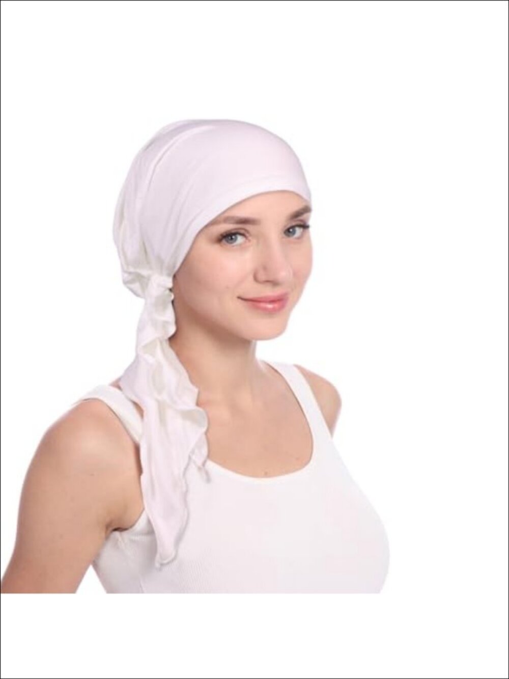 Pre-Tied Chemo Head Scarf Slip On Bandana Headwrap Cancer Turban Sleep Cap